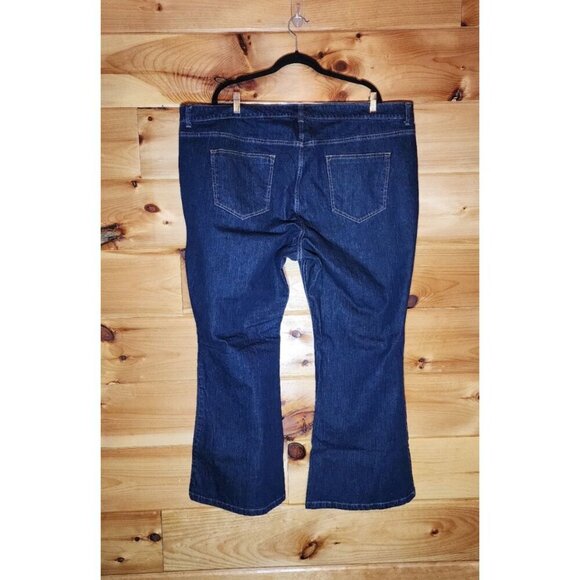 Old Navy The Flirt Plus Size 24 Short Jeans Blue Denim Bootcut 5 Pocket Stretch - Picture 2 of 7